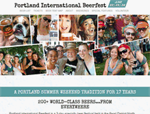 Tablet Screenshot of portland-beerfest.com